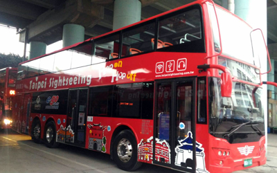 3D 公车计数器 台北双层观光巴士